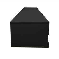 70" Wall Mounted Floating TV Stand With 2 Storage Boxes, Suitable For Placing TVs Up To 80" - Black -NEWTRAL Sales Shop 180 Wall Mounted Floating 80 TV Stand with 20 Color LEDs Black 457750 3