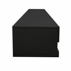 70" Wall Mounted Floating TV Stand With 2 Storage Boxes, Suitable For Placing TVs Up To 80" - Black -NEWTRAL Sales Shop 180 Wall Mounted Floating 80 TV Stand with 20 Color LEDs Black 457750 3