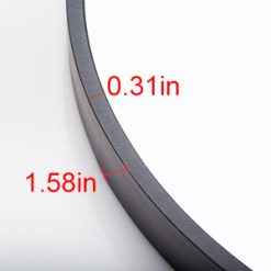 NEWTRAL Sales Shop -NEWTRAL Sales Shop 24 quot Wall Circle Mirror Large Round Black Farmhouse Circular Mirror for Wall Decor Big Bathroom Make Up Vanity Mirror Entryway Mirror 461245 0