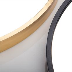 28" Round Wall-mounted Mirror, For Bathroom, Bedroom, Entrance, Powder Room - Gold -NEWTRAL Sales Shop 28 quot Wall Circle Mirror Large Round Gold Farmhouse Circular Mirror for Wall Decor Big Bathroom Make Up Vanity Mirror Entryway Mirror 461241 3