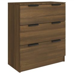 3 Piece Sideboards Brown Oak Engineered Wood -NEWTRAL Sales Shop 3 Piece Sideboards Brown Oak Engineered Wood 515465 3