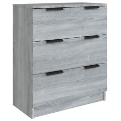 3 Piece Sideboards Grey Sonoma Engineered Wood -NEWTRAL Sales Shop 3 Piece Sideboards Grey Sonoma Engineered Wood 515489 3