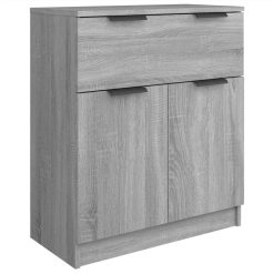 3 Piece Sideboards Grey Sonoma Engineered Wood -NEWTRAL Sales Shop 3 Piece Sideboards Grey Sonoma Engineered Wood 515489 4