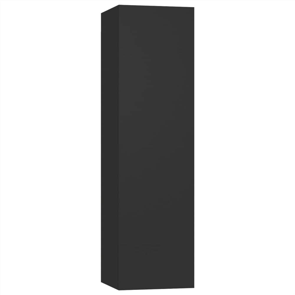 3 Piece TV Cabinet Set Black Chipboard 3 Piece TV Cabinet Set Black Chipboard -NEWTRAL Sales Shop 3 Piece TV Cabinet Set Black Chipboard 473736 4