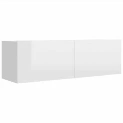 3 Piece TV Cabinet Set High Gloss White Chipboard 9 3 Piece TV Cabinet Set High Gloss White Chipboard -NEWTRAL Sales Shop 3 Piece TV Cabinet Set High Gloss White Chipboard 473734 3