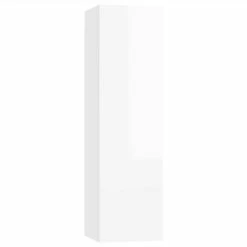 3 Piece TV Cabinet Set High Gloss White Chipboard 10 3 Piece TV Cabinet Set High Gloss White Chipboard -NEWTRAL Sales Shop 3 Piece TV Cabinet Set High Gloss White Chipboard 482489 4