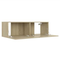 3 Piece TV Cabinet Set Sonoma Oak Chipboard -NEWTRAL Sales Shop 3 Piece TV Cabinet Set Sonoma Oak Chipboard 473733 5
