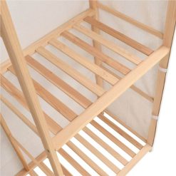 3-Tier Clothes Wardrobe 110x40x170 Cm -NEWTRAL Sales Shop 3 Tier Clothes Wardrobe 110x40x170 cm 510796 4