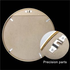 32" Round Wall-mounted Mirror, For Bathroom, Bedroom, Entrance, Powder Room - Black -NEWTRAL Sales Shop 32 quot Wall Circle Mirror Large Round Black Farmhouse Circular Mirror for Wall Decor Big Bathroom Make Up Vanity Mirror Entryway Mirror 461246 2