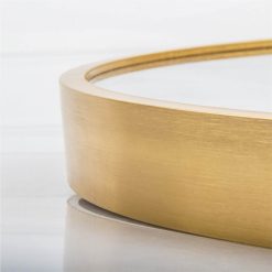 32" Round Wall-mounted Mirror, For Bathroom, Bedroom, Entrance, Powder Room - Gold -NEWTRAL Sales Shop 32 quot Wall Circle Mirror Large Round Gold Farmhouse Circular Mirror for Wall Decor Big Bathroom Make Up Vanity Mirror Entryway Mirror 461242 3