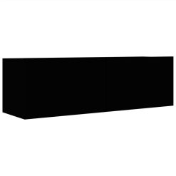 4 Piece TV Cabinet Set Black Chipboard -NEWTRAL Sales Shop 4 Piece TV Cabinet Set Black Chipboard 482381 3