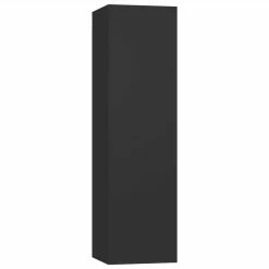 4 Piece TV Cabinet Set Black Chipboard 11 4 Piece TV Cabinet Set Black Chipboard -NEWTRAL Sales Shop 4 Piece TV Cabinet Set Black Chipboard 483391 5