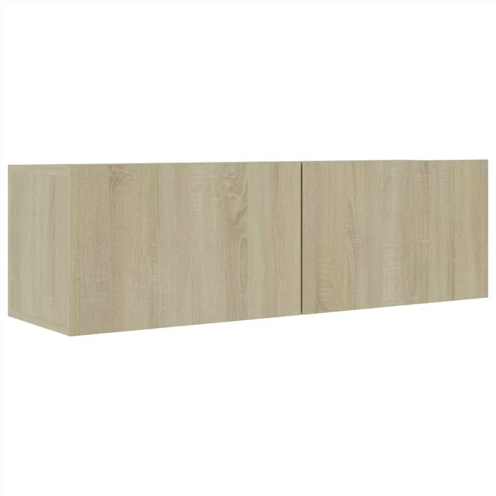 7 Piece TV Cabinet Set Sonoma Oak Chipboard 4 7 Piece TV Cabinet Set Sonoma Oak Chipboard - Image 4