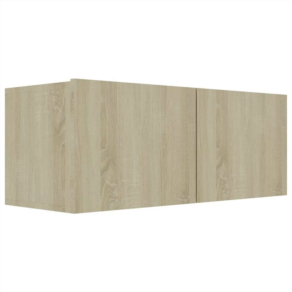 7 Piece TV Cabinet Set Sonoma Oak Chipboard 5 7 Piece TV Cabinet Set Sonoma Oak Chipboard - Image 5