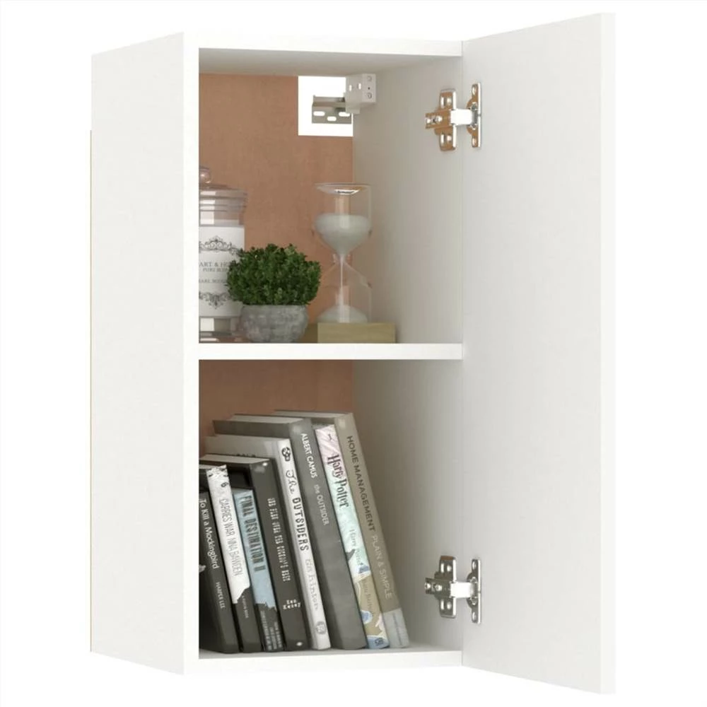 7 Piece TV Cabinet Set White Chipboard 5 7 Piece TV Cabinet Set White Chipboard - Image 5