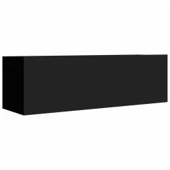 8 Piece TV Cabinet Set Black Chipboard 11 8 Piece TV Cabinet Set Black Chipboard -NEWTRAL Sales Shop 8 Piece TV Cabinet Set Black Chipboard 483589 5