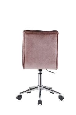 ACME Aestris Modern Leisure Velvet Swivel Chair Height Adjustable With Backrest And Casters For Living Room, Bedroom, Dining Room, Office - Pink -NEWTRAL Sales Shop ACME Aestris Office Chair Pink Velvet 93072 470446 3