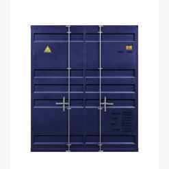 ACME Full-Over-Full Size Container Style Bunk Bed Frame With Ladder, And Metal Slats Support, No Spring Box Required (Frame Only) - Blue -NEWTRAL Sales Shop ACME Cargo Bunk Bed Full Full Blue 1Set 2Ctn 37905 459569 3