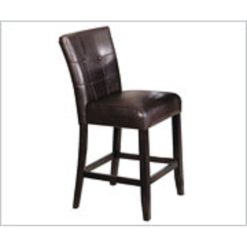 ACME Danville PU Upholstered Counter Height Chair Set Of 2, With Button Tufted Backrest, And Wood Legs, For Restaurant, Cafe, Tavern, Office, Living Room - Espresso 2 ACME Danville PU Upholstered Counter Height Chair Set Of 2, With Button Tufted Backrest, And Wood Legs, For Restaurant, Cafe, Tavern, Office, Living Room - Espresso -NEWTRAL Sales Shop ACME Danville Counter Height Chair Set 2 in Espresso PU Walnut 07055 471251 1