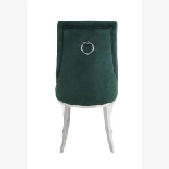 ACME Dekel Fabric Upholstered Dining Chair Set Of 2, With Button Tufted Backrest, And Metal Legs, For Restaurant, Cafe, Tavern, Office, Living Room - Green -NEWTRAL Sales Shop ACME Dekel Side Chair Set 2 Green Fabric Stainless Steel 70142 471227 2