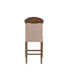 ACME Maurice Linen Upholstered Counter Height Dining Chair Set Of 2, With High Backrest, And Wood Legs, For Restaurant, Cafe, Tavern, Office, Living Room - Oak 2 ACME Maurice Linen Upholstered Counter Height Dining Chair Set Of 2, With High Backrest, And Wood Legs, For Restaurant, Cafe, Tavern, Office, Living Room - Oak -NEWTRAL Sales Shop ACME Maurice Counter Height Chair Set 2 Linen Oak 72462 471174 2