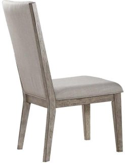 ACME Rocky Fabric Upholstered Dining Chair Set Of 2, With High Backrest, And Wood Legs, For Restaurant, Cafe, Tavern, Office, Living Room - Gray -NEWTRAL Sales Shop ACME Rocky Side Chair Set 2 in Fabric Gray Oak 72862 471181 2