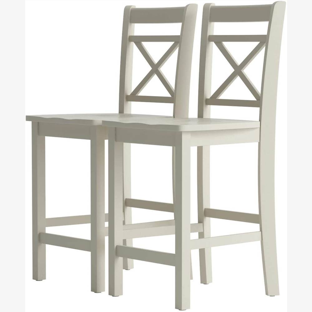 ACME Tartys Counter Height Dining Chair Set of 2, with Backrest, and Wood Legs, for Restaurant, Cafe, Tavern, Office, Living Room - Cream ACME Tartys Counter Height Dining Chair Set Of 2, With Backrest, And Wood Legs, For Restaurant, Cafe, Tavern, Office, Living Room - Cream -NEWTRAL Sales Shop ACME Tartys Counter Height Chair Set 2 in Cream 72547 471274 4