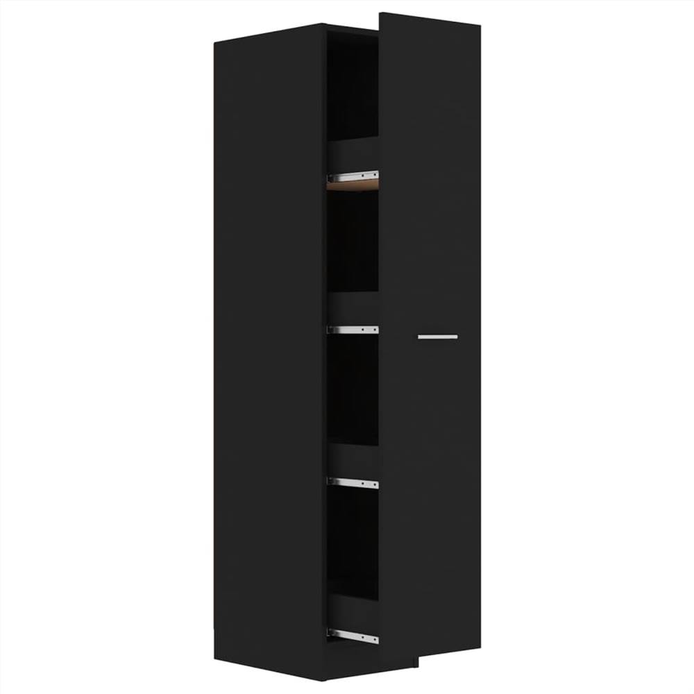 Apothecary Cabinet Black 30x42.5x150 cm Chipboard Apothecary Cabinet Black 30x42.5x150 Cm Chipboard -NEWTRAL Sales Shop Apothecary Cabinet Black 30x42 5x150 cm Chipboard 476108 1