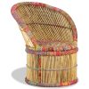 Bamboo Chair With Chindi Details