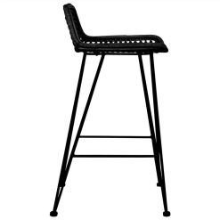 Bar Chairs 2 Pcs Black Rattan 3 Bar Chairs 2 Pcs Black Rattan -NEWTRAL Sales Shop Bar Chairs 2 pcs Black Rattan 448330 3