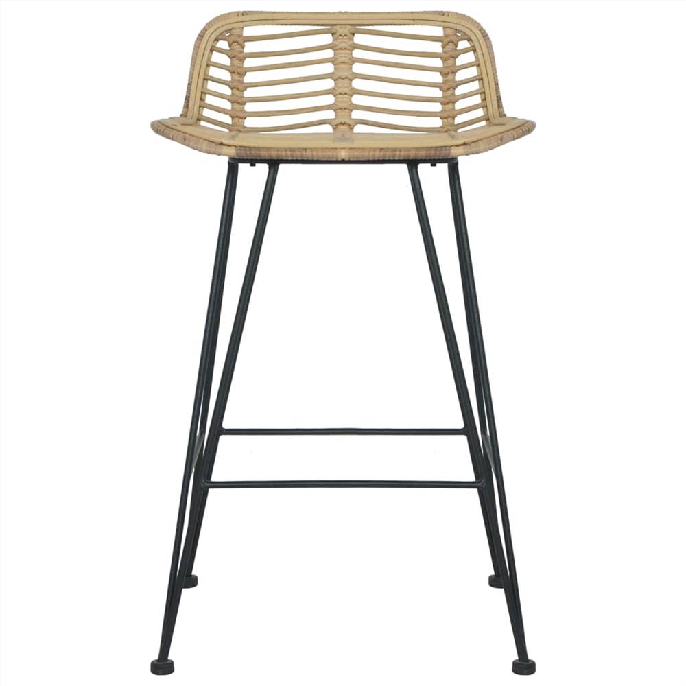 Bar Chairs 2 pcs Natural Rattan Bar Chairs 2 Pcs Natural Rattan -NEWTRAL Sales Shop Bar Chairs 2 pcs Natural Rattan 439001 2