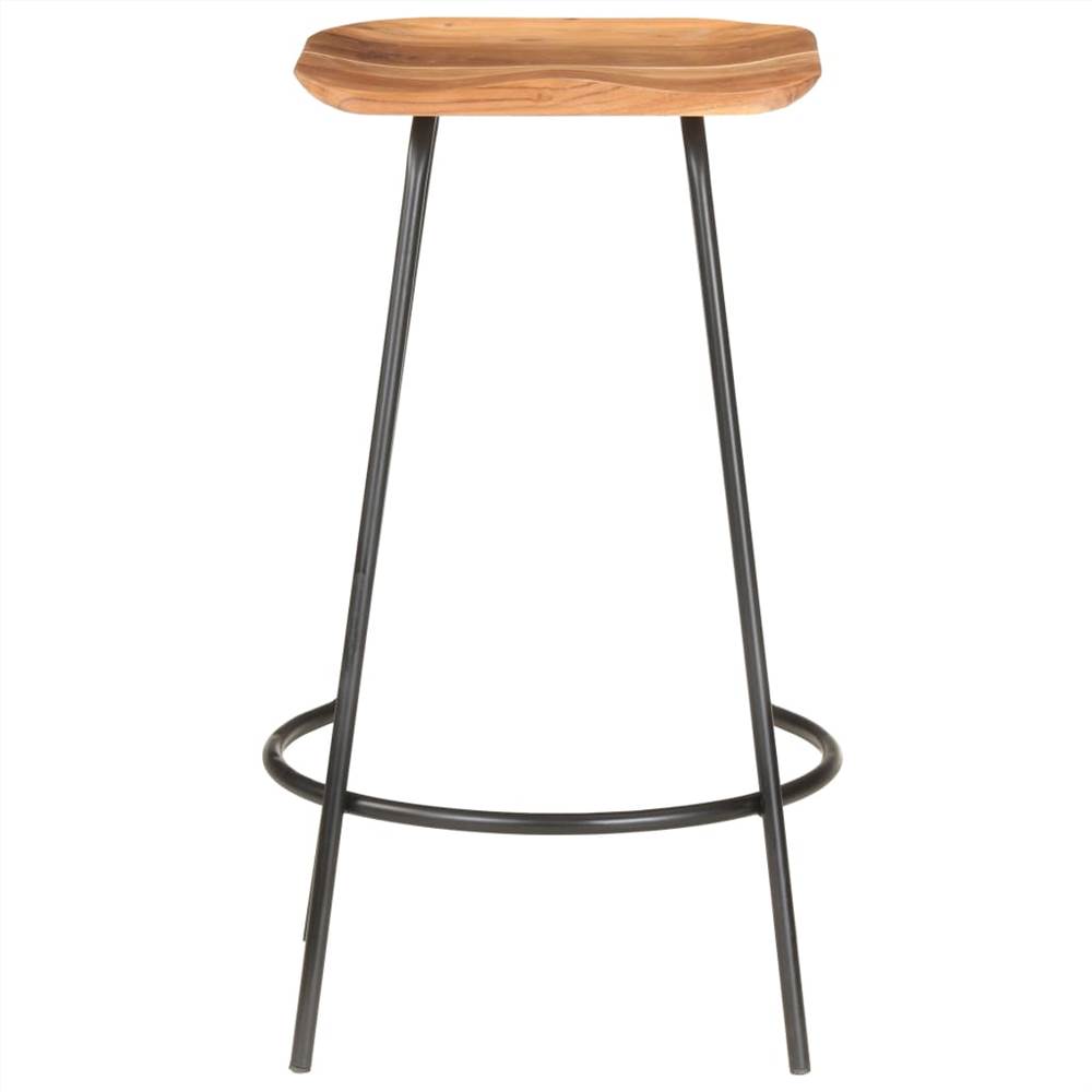 Bar Stools 2 pcs Solid Acacia Wood Bar Stools 2 Pcs Solid Acacia Wood -NEWTRAL Sales Shop Bar Stools 2 pcs Solid Acacia Wood 464929 2