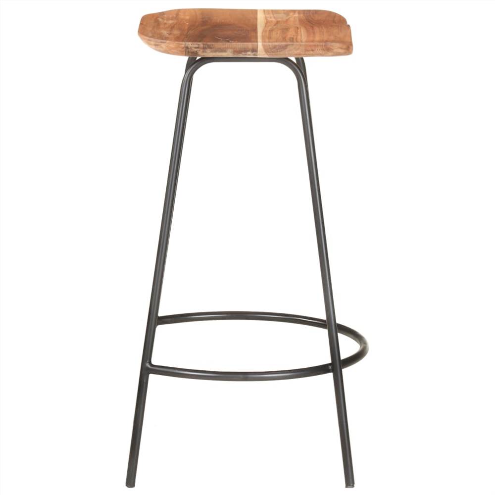 Bar Stools 2 pcs Solid Acacia Wood Bar Stools 2 Pcs Solid Acacia Wood -NEWTRAL Sales Shop Bar Stools 2 pcs Solid Acacia Wood 464929 3