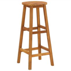 Bar Stools 8 Pcs Solid Wood Acacia -NEWTRAL Sales Shop Bar Stools 8 pcs Solid Wood Acacia 513491 2