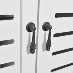 Bathroom Cabinet Albuquerque Wood White 46x24x117.5 Cm -NEWTRAL Sales Shop Bathroom Cabinet Albuquerque Wood White 46x24x117 5 cm 439816 2