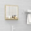 Bathroom Mirror Sonoma Oak 40x10.5x37 Cm Chipboard