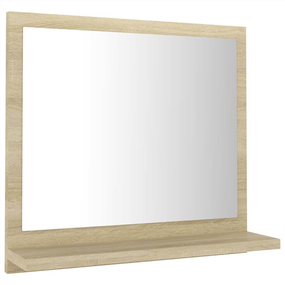Bathroom Mirror Sonoma Oak 40x10.5x37 cm Chipboard Bathroom Mirror Sonoma Oak 40x10.5x37 Cm Chipboard -NEWTRAL Sales Shop Bathroom Mirror Sonoma Oak 40x10 5x37 cm Chipboard 468180 1