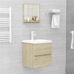 Bathroom Mirror Sonoma Oak 40x10.5x37 Cm Chipboard 3 Bathroom Mirror Sonoma Oak 40x10.5x37 Cm Chipboard -NEWTRAL Sales Shop Bathroom Mirror Sonoma Oak 40x10 5x37 cm Chipboard 468180 3