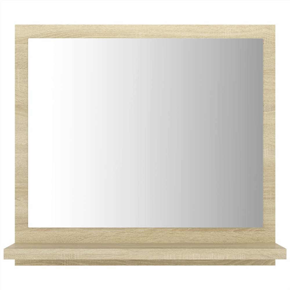 Bathroom Mirror Sonoma Oak 40x10.5x37 cm Chipboard Bathroom Mirror Sonoma Oak 40x10.5x37 Cm Chipboard -NEWTRAL Sales Shop Bathroom Mirror Sonoma Oak 40x10 5x37 cm Chipboard 468180 4