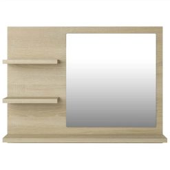 Bathroom Mirror Sonoma Oak 60x10.5x45 Cm Chipboard -NEWTRAL Sales Shop Bathroom Mirror Sonoma Oak 60x10 5x45 cm Chipboard 458514 4