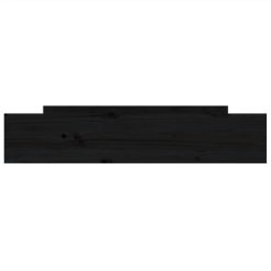 Bed Drawers 2 Pcs Black Solid Wood Pine -NEWTRAL Sales Shop Bed Drawers 2 pcs Black Solid Wood Pine 514511 3