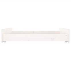 Bed Drawers 2 Pcs White Solid Wood Pine -NEWTRAL Sales Shop Bed Drawers 2 pcs White Solid Wood Pine 514507 4