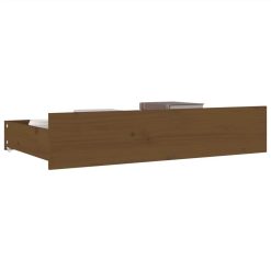 Bed Drawers 4 Pcs Honey Brown Solid Wood Pine -NEWTRAL Sales Shop Bed Drawers 4 pcs Honey Brown Solid Wood Pine 514212 5