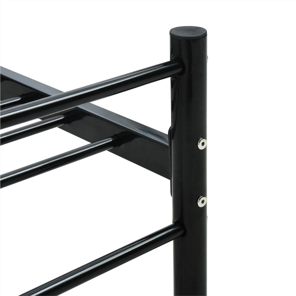 Bed Frame Black Metal 100x200 cm Bed Frame Black Metal 100x200 Cm -NEWTRAL Sales Shop Bed Frame Black Metal 100x200 cm 448951 4