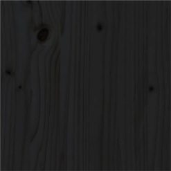 Bed Frame Black Solid Wood 120x200 Cm -NEWTRAL Sales Shop Bed Frame Black Solid Wood 120x200 cm 512402 4