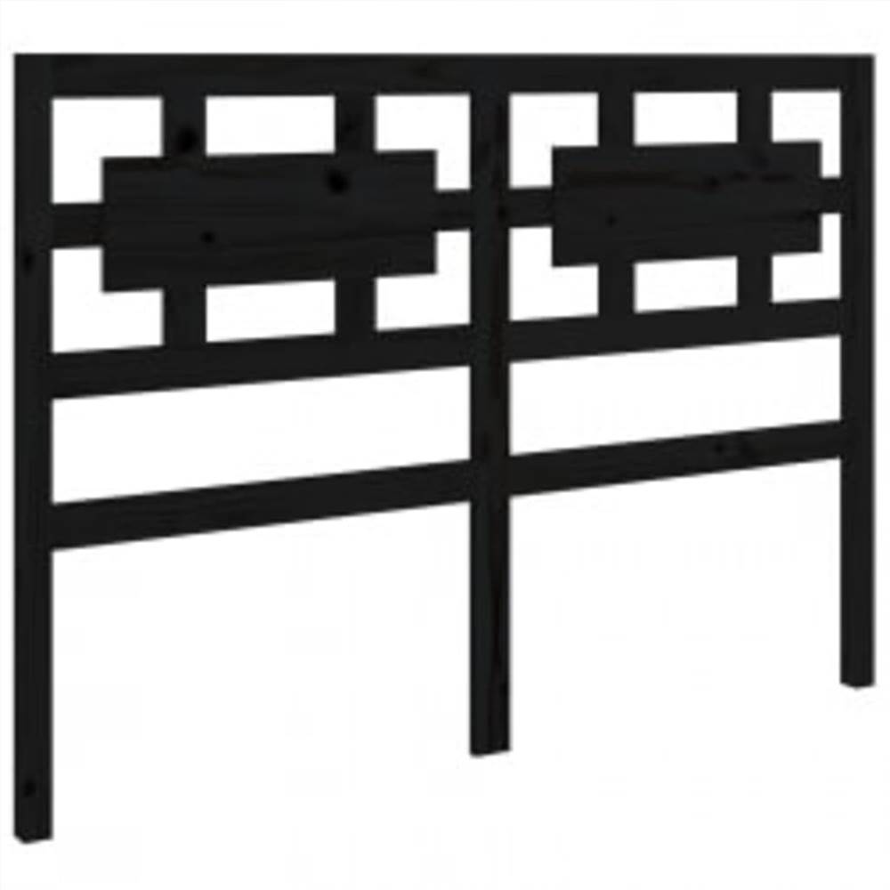 Bed Frame Black Solid Wood 160x200 cm Bed Frame Black Solid Wood 160x200 Cm -NEWTRAL Sales Shop Bed Frame Black Solid Wood 160x200 cm 513280 5