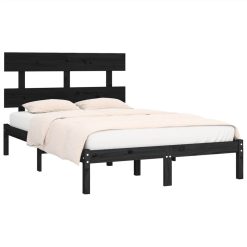 Bed Frame Black Solid Wood 180x200 Cm 6FT Super King -NEWTRAL Sales Shop Bed Frame Black Solid Wood 180x200 cm 6FT Super King 515286 2