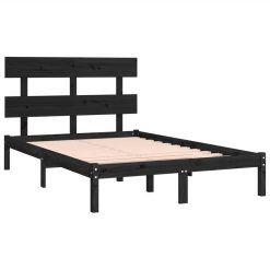 Bed Frame Black Solid Wood 180x200 Cm 6FT Super King -NEWTRAL Sales Shop Bed Frame Black Solid Wood 180x200 cm 6FT Super King 515286 3