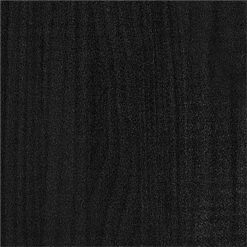 Bed Frame Black Solid Wood Pine 90x190 Cm 3FT Single 4 Bed Frame Black Solid Wood Pine 90x190 Cm 3FT Single -NEWTRAL Sales Shop Bed Frame Black Solid Wood Pine 90x190 cm 3FT Single 514118 4