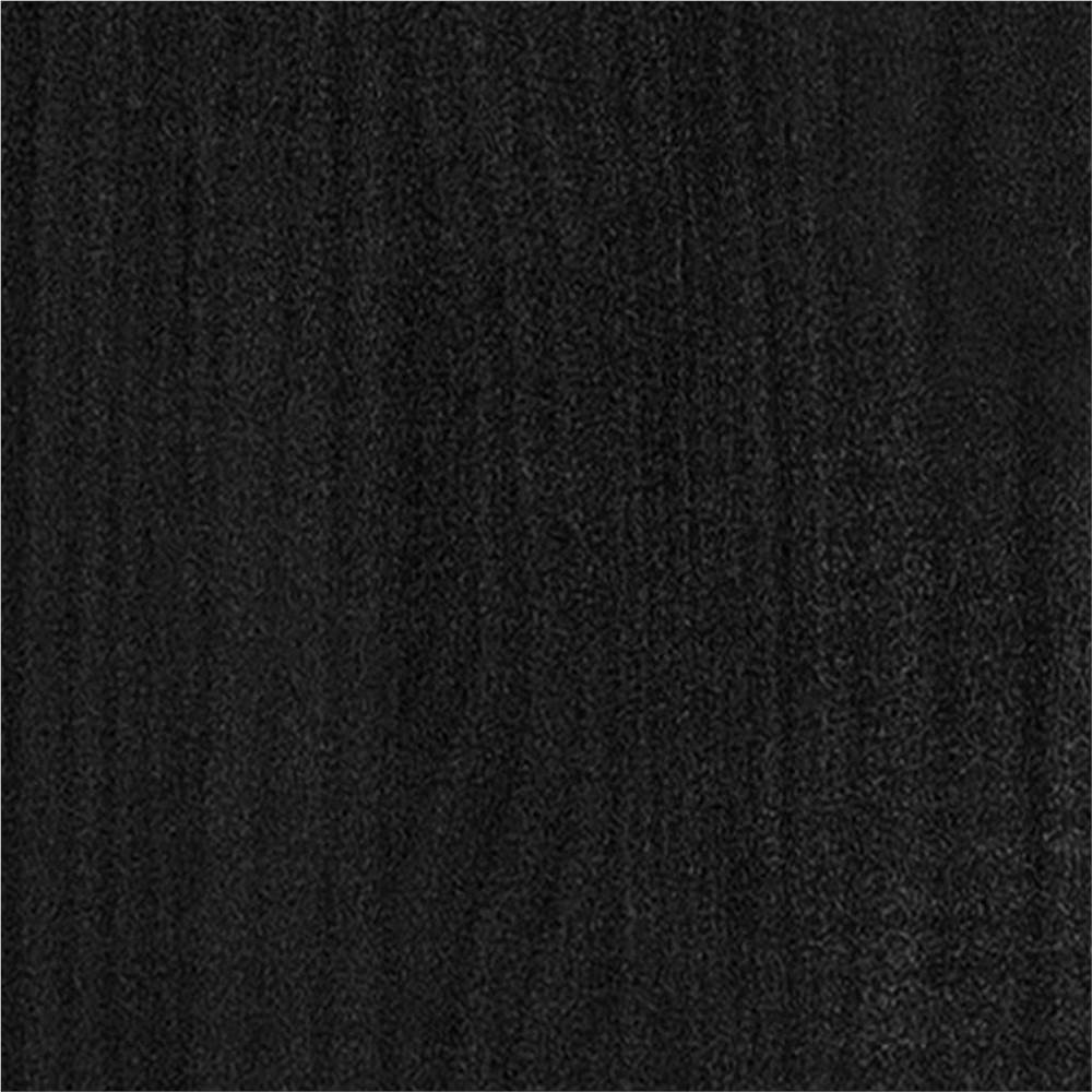 Bed Frame Black Solid Wood Pine 90x190 cm 3FT Single Bed Frame Black Solid Wood Pine 90x190 Cm 3FT Single -NEWTRAL Sales Shop Bed Frame Black Solid Wood Pine 90x190 cm 3FT Single 514118 4